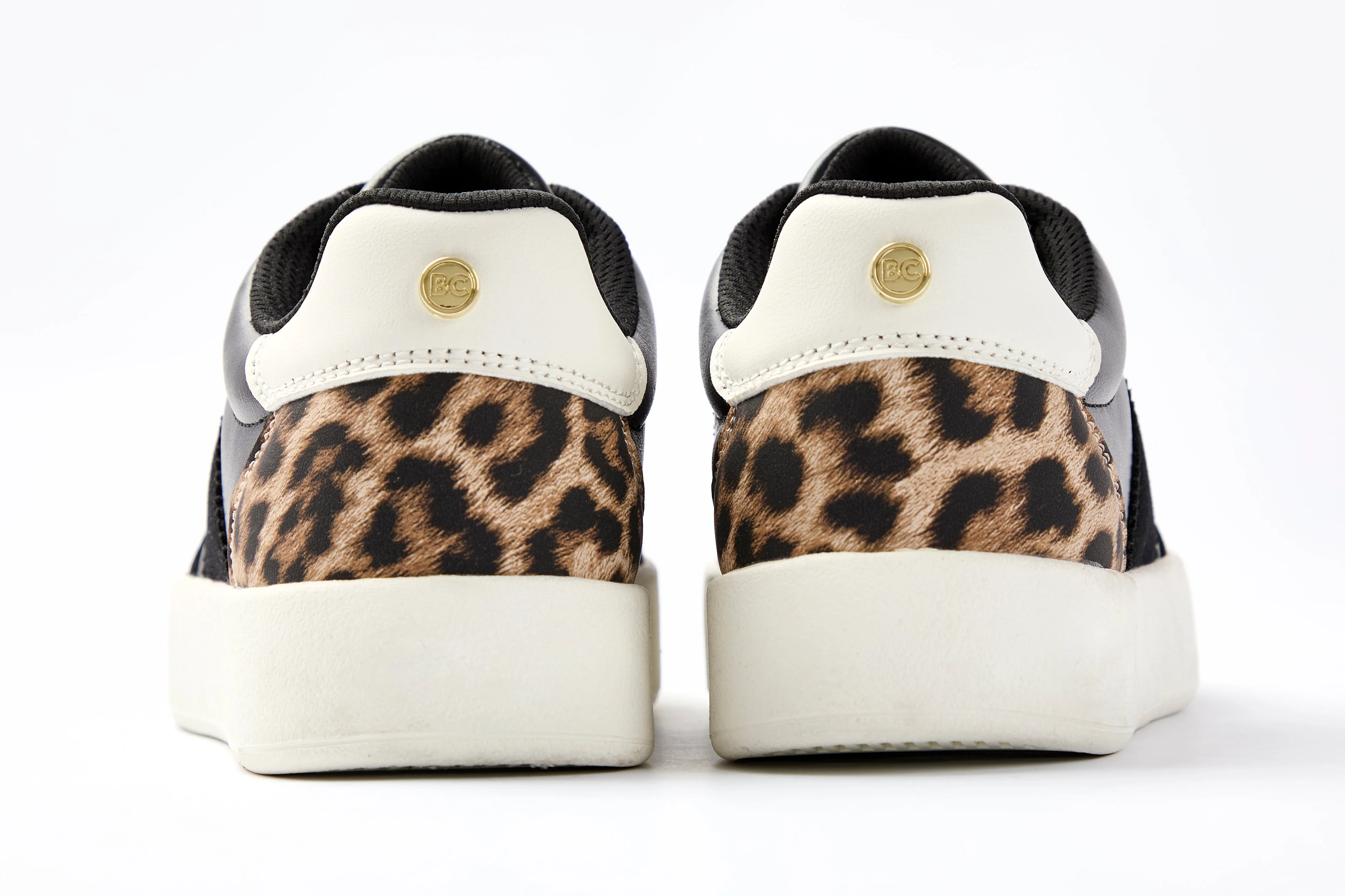 Ampton Low-Profile Trainer - Black/Leopard - Image 5